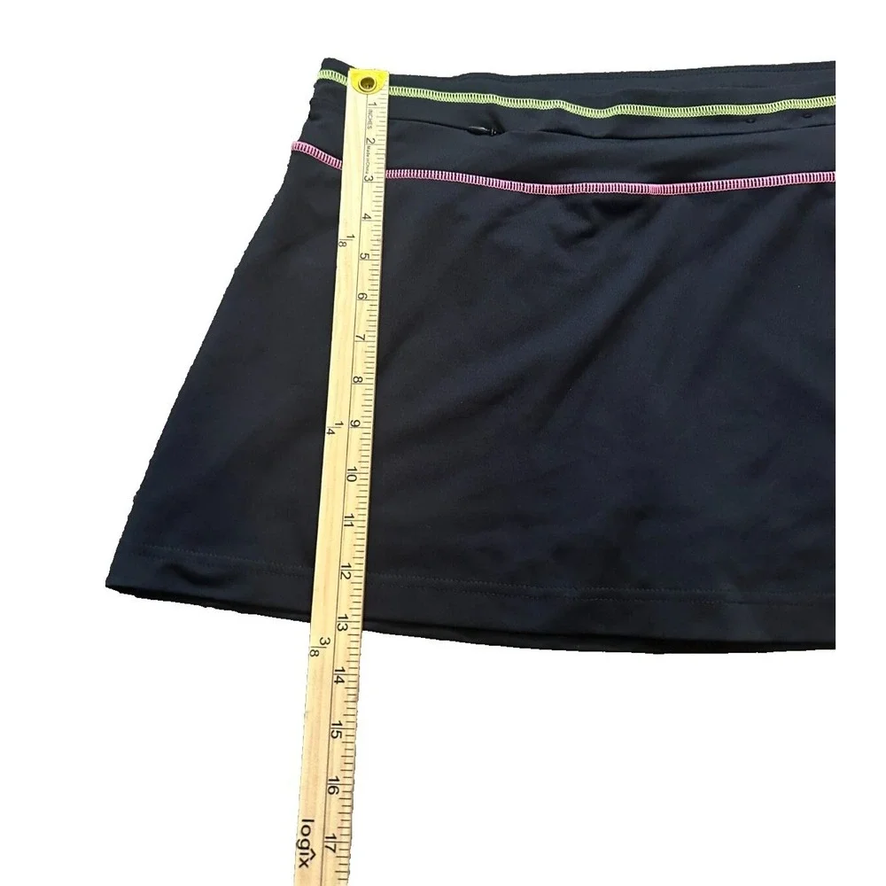 Fila Sport Performance Tennis Golf Black Skort Skirt size Large - Picture 6 of 7